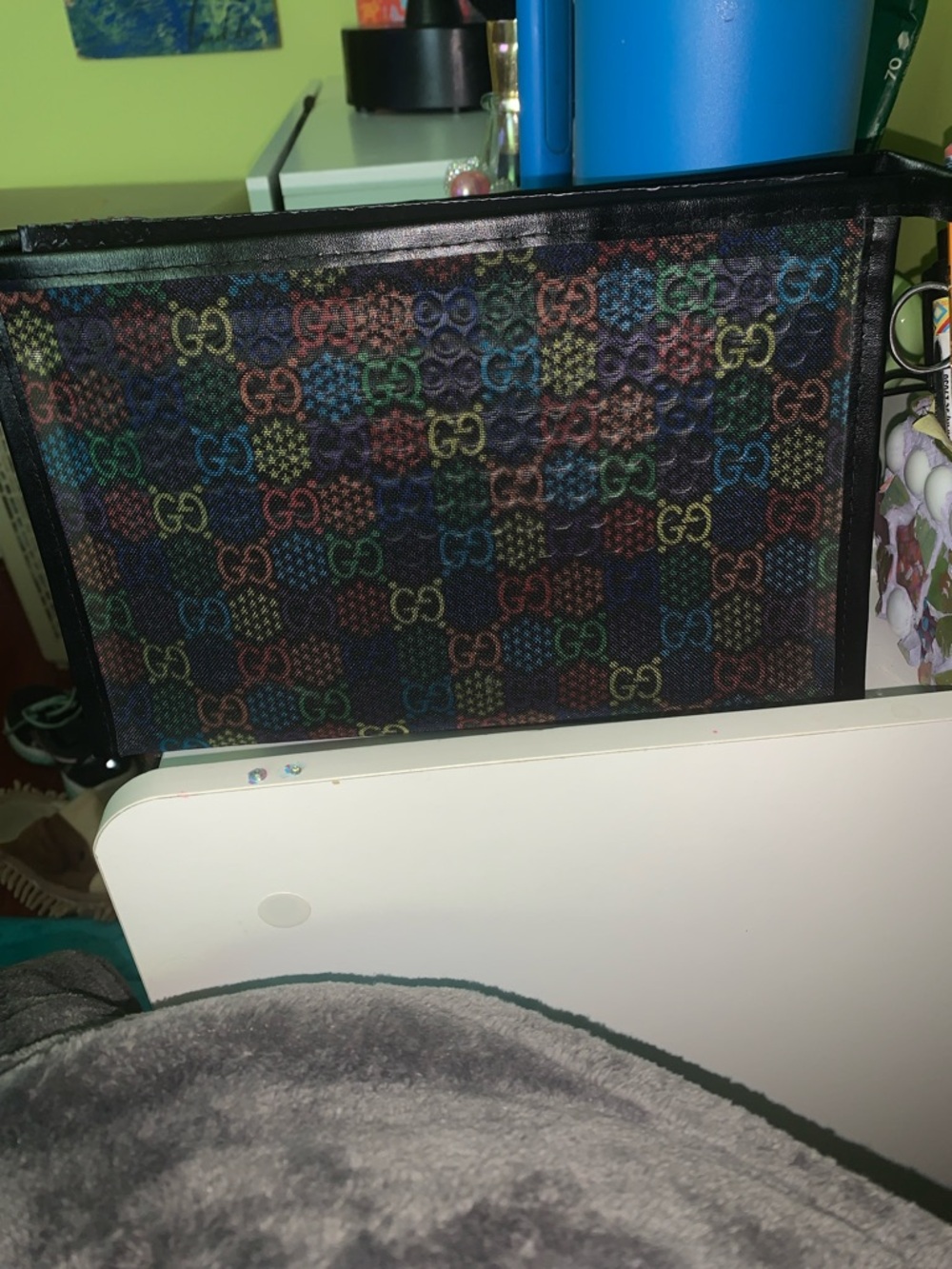 Monogram Multicolor mesh bag - Picture 3 of 6